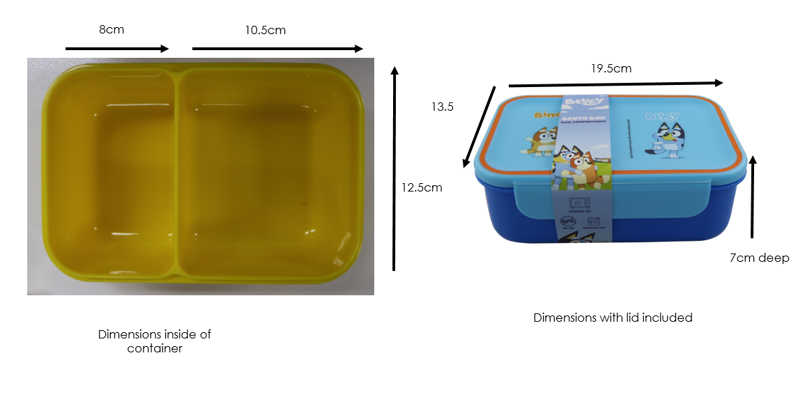 Bluey Dual Compartment