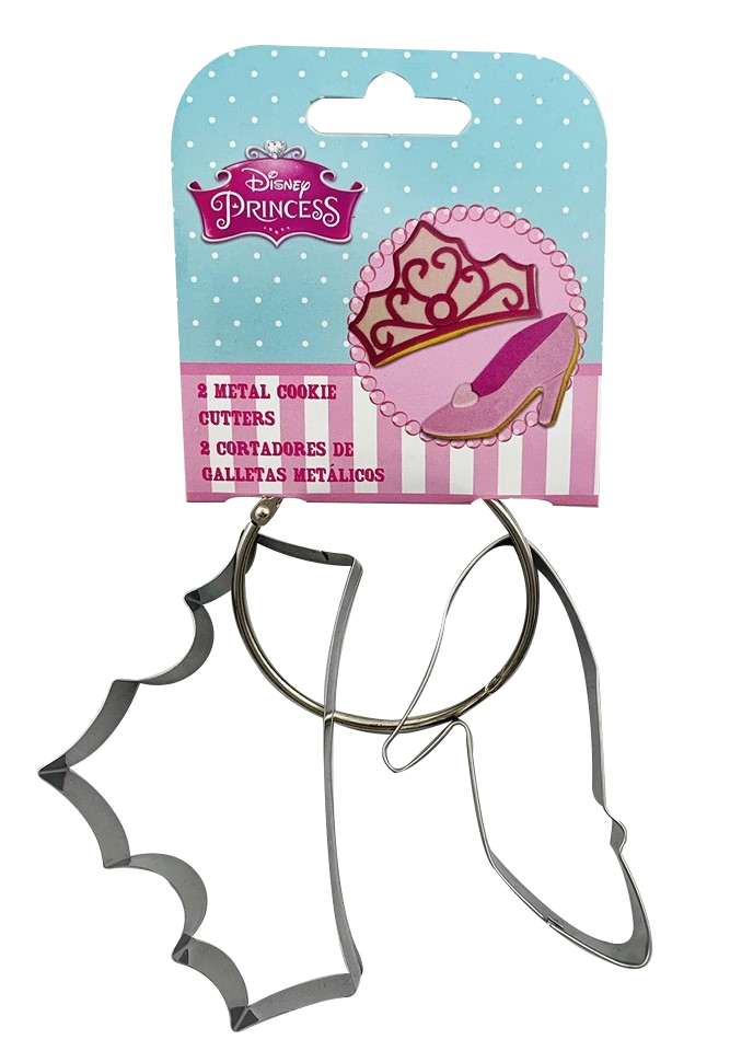 Princess Metal Cookie Cutter 2pce Set