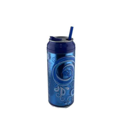 Cool Gear 473mL Can with straw - Wave