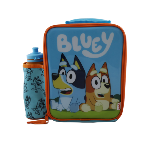 Bluey Slimline Insulated Lunch Bag with Bottle