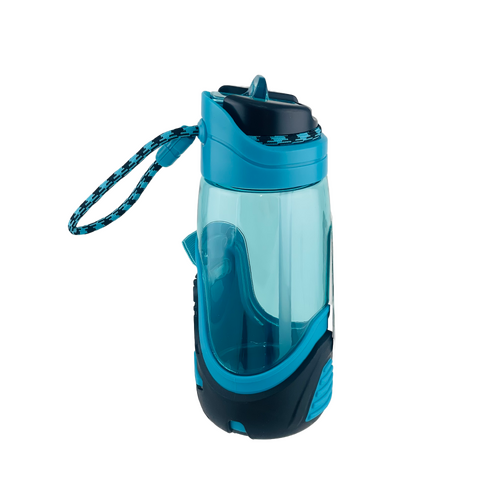 Cool Gear 473mL Drink Bottle with Rope Handle - Blue