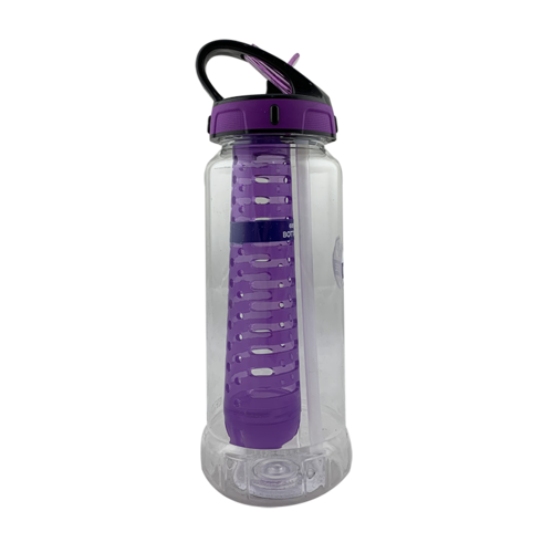 Cool Gear 710mL Rigid Infuser Tritan Bottle Flip Lid - Purple
