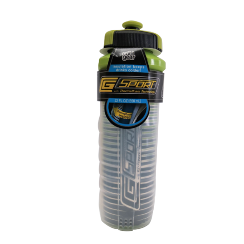Cool Gear 615ml Foil Insulated Endurance Sports Bottle - Green