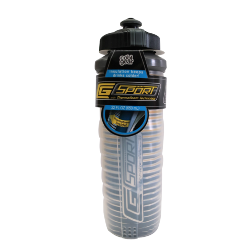 Cool Gear 615ml Foil Insulated Endurance Sports Bottle - Grey