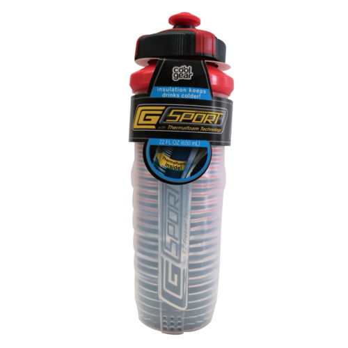 Cool Gear 615ml Foil Insulated Endurance Sports Bottle - Red