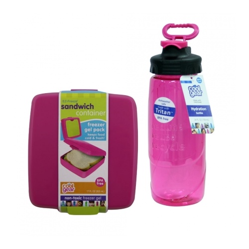 Bottle and Sandwich Pack Pink