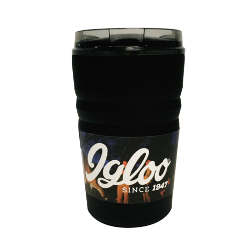 Igloo Stainless Steel Vacuum Tumbler - Matte Black-355ml