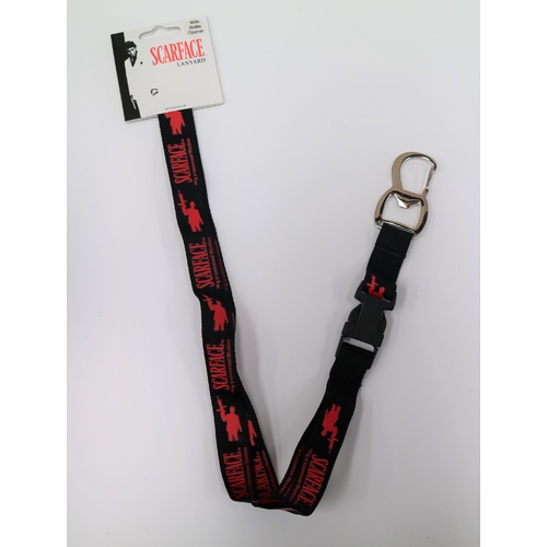 Scar Face Lanyard with Bottle Opener