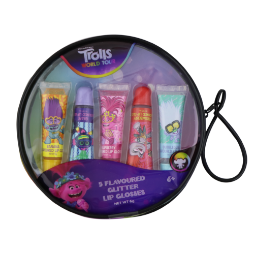 Trolls 2 5pk Lip Gloss Bag