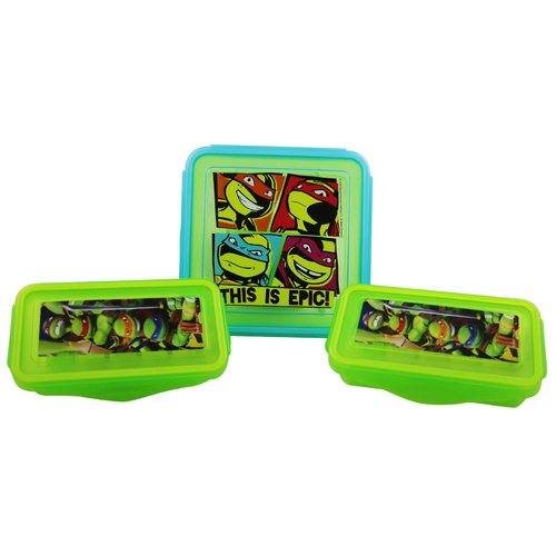 TMNT 3pc Snap Sandwich and Snack Pack 
