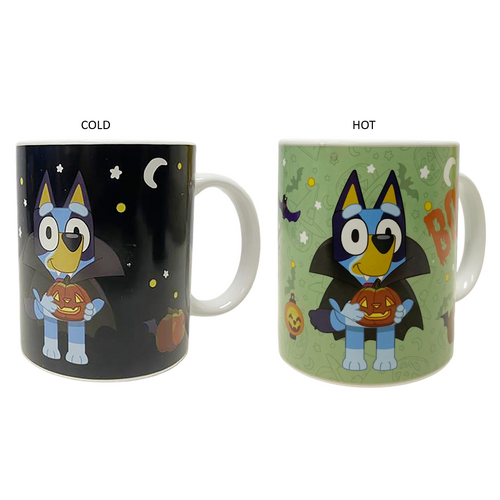 Bluey Halloween Colour Change Mug in Gift Box