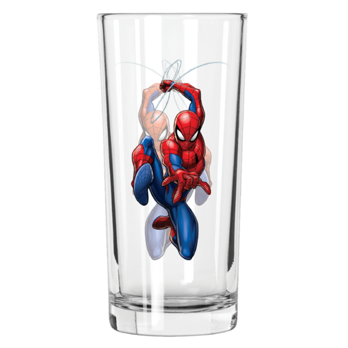 Spiderman 340mL Glass Tumbler