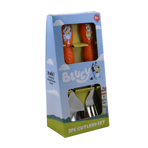 Bluey 2pc Stainless Steel Cutlery Set