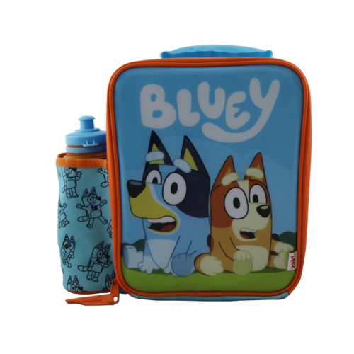 Bluey Slimline Insulated Lunch Bag with Bottle