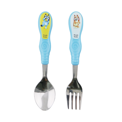 Bluey 2pc Stainless Steel Cutlery Set 