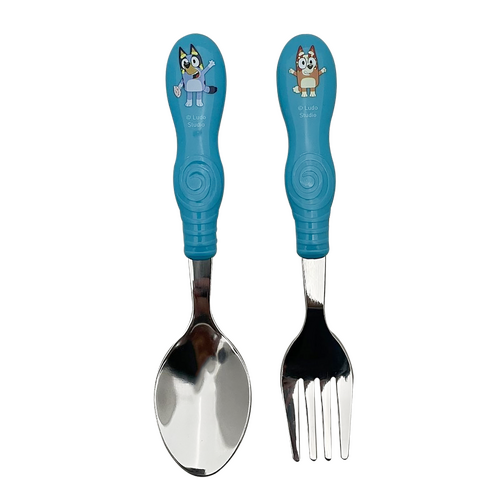 Bluey 2pc Stainless Steel Cutlery Set