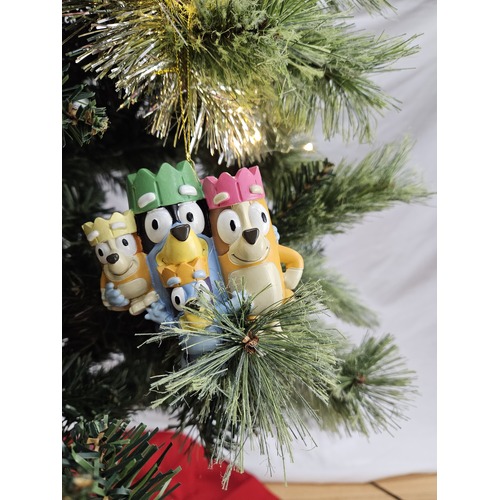 Bluey 3D Ornament Family