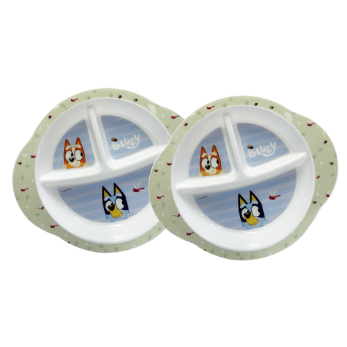 Bluey PP Divider Plate - 2 Pack