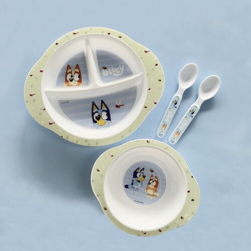 Bluey PP Divider Plate, Bowl and Spoon Set