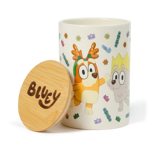 Bluey Christmas Cookie Jar