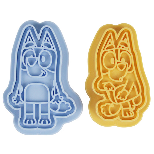 Bluey Cookie Cutter Stamper- 2 pack