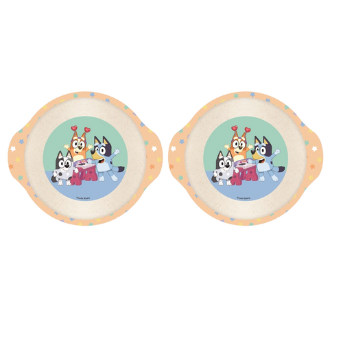 Bluey Bamboo/Melamine Bowl - 2 Pack