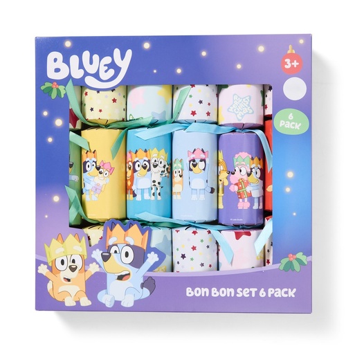 Bluey Christmas 6 pack Bon Bons