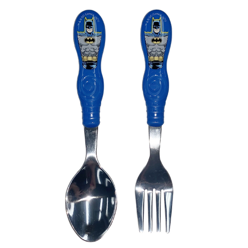 Batman 2pc Stainless Steel Cutlery Set 