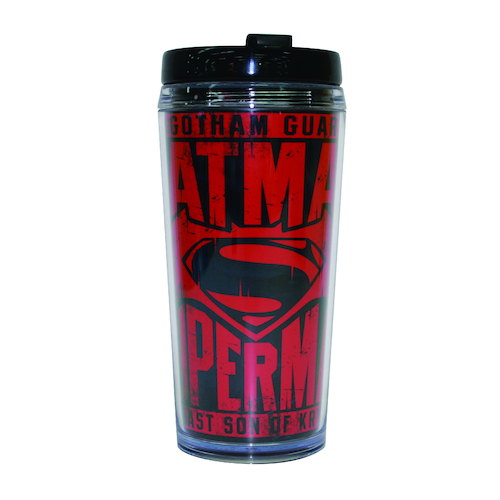 Batman v Superman 400mL Double Wall Thermal Mug - Batman (Dark)