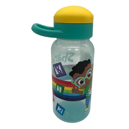 Zak Designs Cocomelon Kids Water Bottle with Spout Cover and Built-in