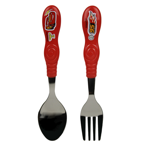 Cars 2pc Stainless Steel Cutlery Set