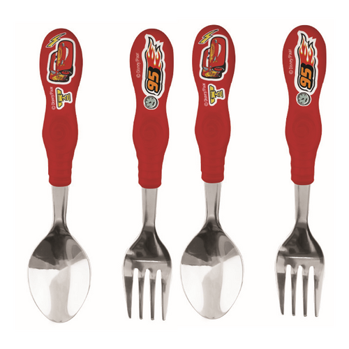 Cars 2pc Stainless Steel Cutlery Set - 2 Pack