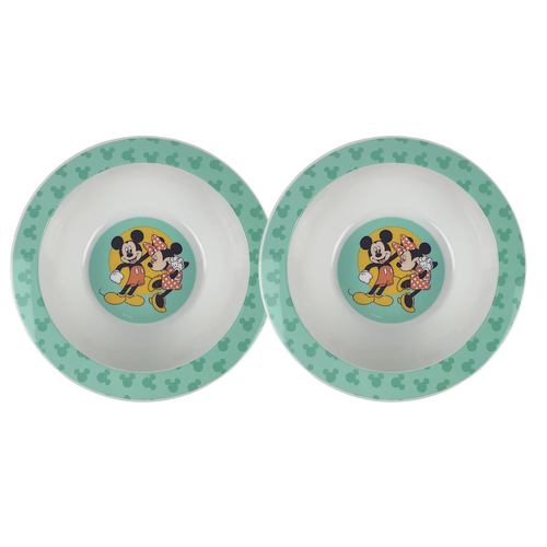 Mickey and Minnie PP Bowl - 2 Pack