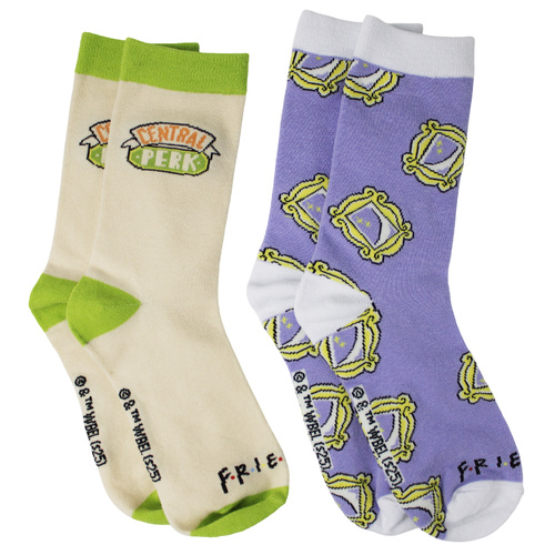 Friends 2pk Crew Socks