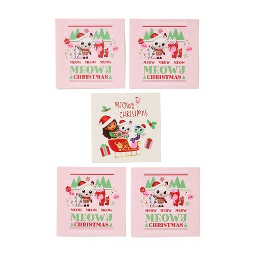 Gabby's Dollhouse Christmas Cards 10 Pack - Multi