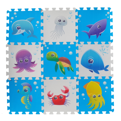 Sea Animals Puzzle Mat - 9pcs