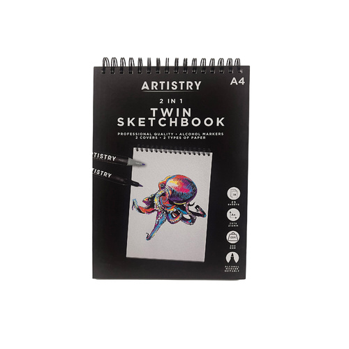 Artistry A4 2-in-1 Twin Sketch Book