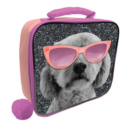 Dog Rectangle Insulated Lunch Bag  