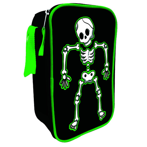 Skeleton glow in the dark Fashion Insualted Lunch bag