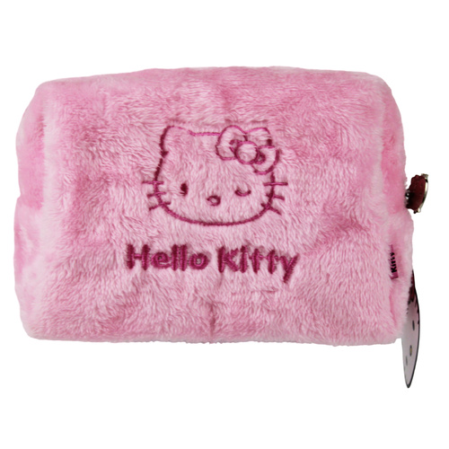 Hello Kitty Fluffy Cosmetic Bag