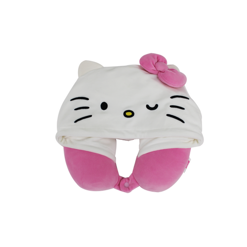 Hello Kitty Hooded Travel Pillow