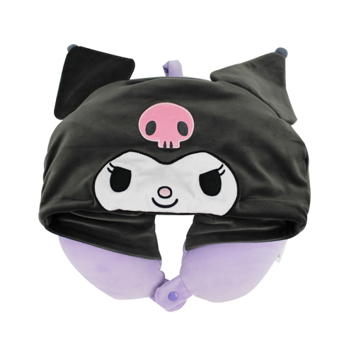Kuromi Hooded Travel Pillow