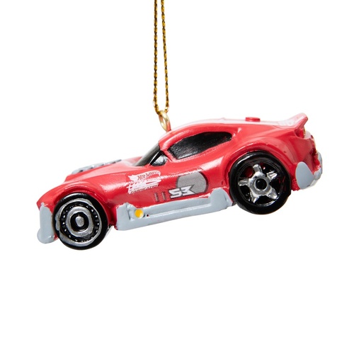 Hot Wheels Red 3D Ornament