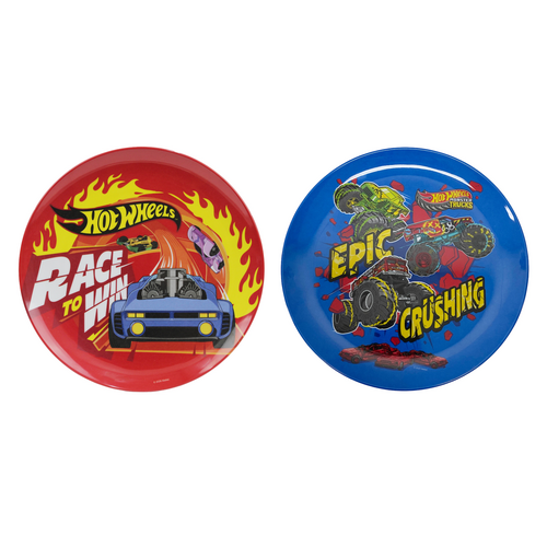 Hot Wheels Melamine Plate - 2 pack