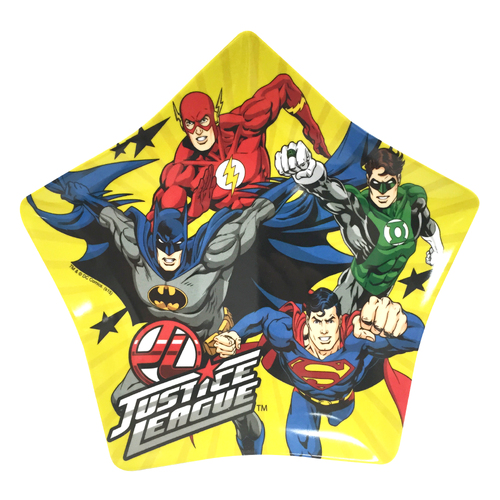 Justice League Melamine Star Plate 