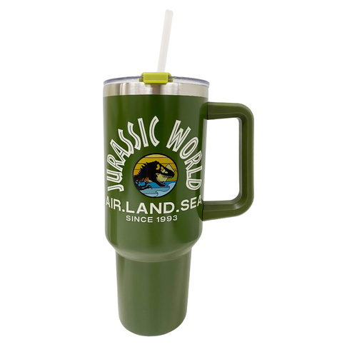 Jurassic World Stainless Steel Tumbler with Handle 1.1L