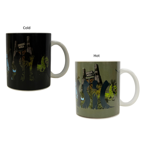 Jurassic World Colour Change Mug in Gift Box