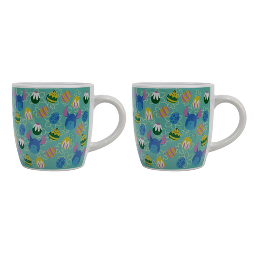 Easter Stitch Ceramic Mug - 2 Pack