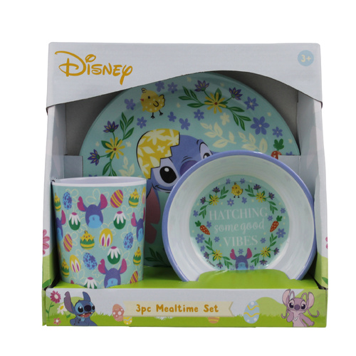 Stitch Easter 3 Piece Mealtime Set