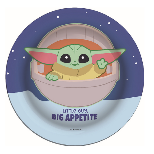 Grogu Large Melamine Plate